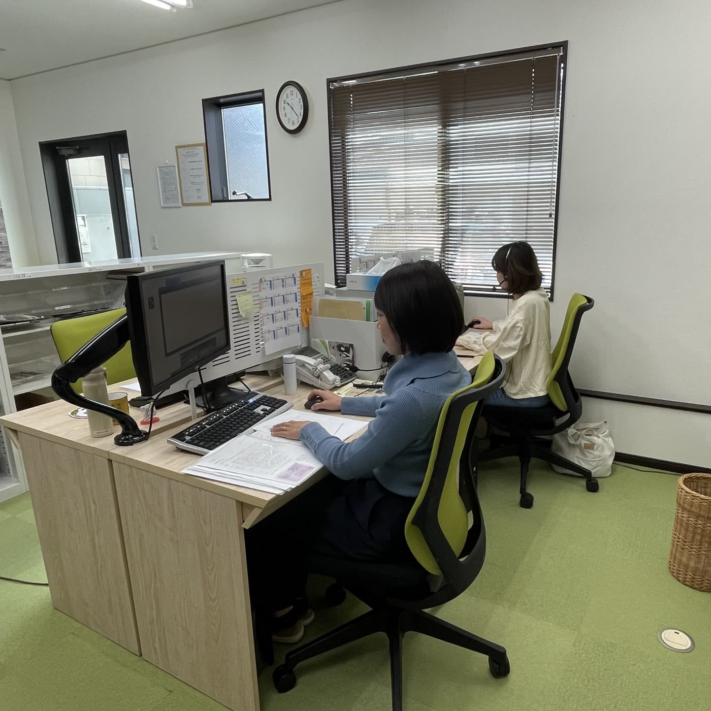 整理整頓された社内